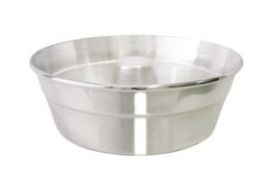 Molde Flanera/ Budinera Con Tubo - Aluminio - D24cm H8,5cm