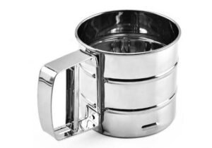 Cernidor / Tamizador De Acero Con Gatillo D12,5 - H13cm