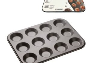 Molde Antiadherente Para 12 Muffins