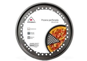Asadera Pizzera Antiadherente Perforada 35cm