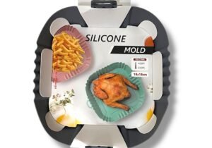 Molde Cuadrado De Silicona Para Freidora Sin Aceite