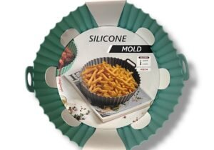 Molde Redondo De Silicona 22cm Para Freidora Sin Aceite