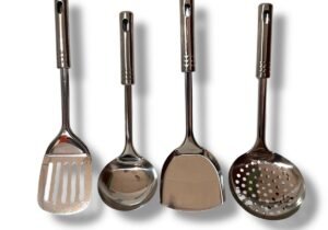 Set De Menage 4 Piezas De Acero Inox