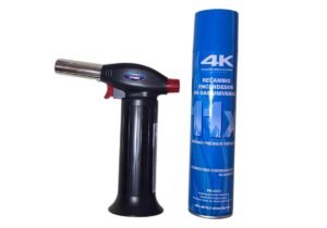 Flameador De Repostería - Con Regulador De Llama + Tubo De Recarga