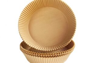 Set 100 Moldes Descartables Antiadherentes Para Air Fryer