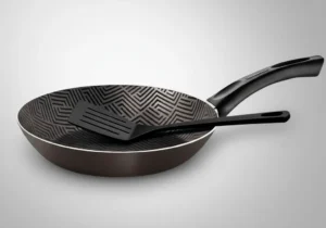 Sartén 24cm Antiadherente Tramontina Paris Con Espátula - Negro